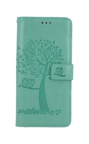 TopQ Pouzdro Realme 8 5G knížkové Zelený strom sovičky 90606 - Phone Case - Main image