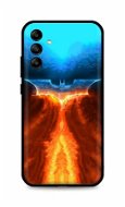 TopQ Kryt Samsung A04s Fiery Batman 87188 - Kryt na mobil