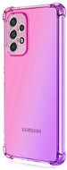 TopQ Kryt Samsung A23 5G Shock dúhový ružovo-fialový 87129 - Kryt na mobil
