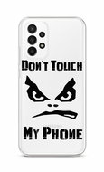 TopQ Kryt Samsung A23 5G Don't Touch průhledný 87101 - Phone Cover