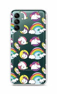 TopQ Kryt Samsung A04s Chunky Unicorns 87067 - Phone Cover