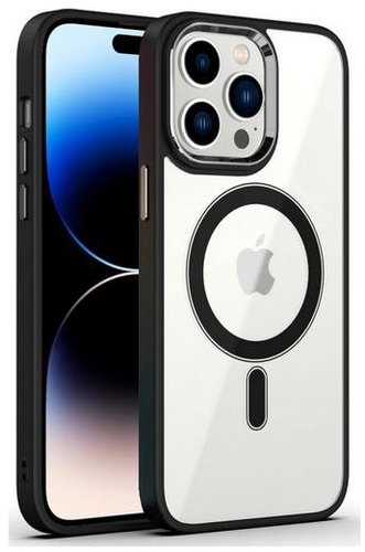 TopQ Kryt Magnetic iPhone 14 Pro pevný s černým rámečkem 87053 - Kryt na mobil - Hlavní obrázek