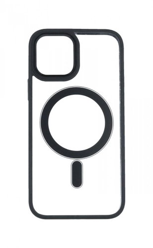 TopQ Kryt Magnetic iPhone 12 Pro pevný s černým rámečkem 87047 - Phone Cover - Main image