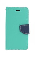 TopQ Pouzdro iPhone XS knížkové mentolové 87041 - Phone Case