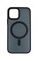 TopQ Kryt Magnetic Carbon iPhone 12 pevný tmavý 87025 - Kryt na mobil