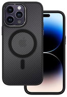 TopQ Kryt Magnetic Carbon iPhone 13 Pro pevný tmavý 87006 - Phone Cover