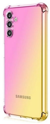 TopQ Kryt Samsung A13 5G Shock duhový růžovo-žlutý 87005 - Phone Cover - Main image