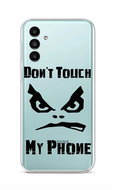 TopQ Kryt Samsung A13 5G Don't Touch průhledný 86991 - Phone Cover