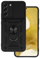 TopQ Kryt Armor Lens Samsung S21 FE ultra odolný černý 86973 - Phone Cover