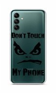 TopQ Kryt Samsung A04s Don´t Touch priehľadný 86964 - Kryt na mobil