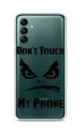 TopQ Kryt Samsung A04s Don´t Touch průhledný 86964 - Phone Cover