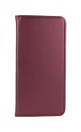 TopQ Puzdro Xiaomi 12T Pro knižkové vínové 86946 - Puzdro na mobil
