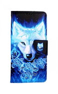 TopQ Pouzdro Xiaomi Redmi Note 10 5G knížkové Tyrkysový vlk 64604 - Phone Cover