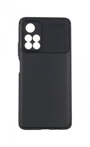 TopQ Kryt Carbon Elite Xiaomi Poco M4 Pro 5G černý 86787 - Phone Case - Main image