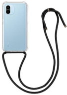 TopQ Kryt Xiaomi Redmi A1 s černou šňůrkou průhledný 86554 - Phone Cover