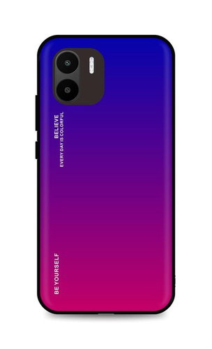 TopQ Kryt LUXURY Xiaomi Redmi A1 pevný duhový fialový 86544 - Phone Cover - Main image