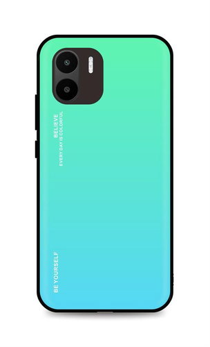 TopQ Kryt LUXURY Xiaomi Redmi A1 pevný dúhový zelený 86543 - Kryt na mobil - Hlavný obrázok