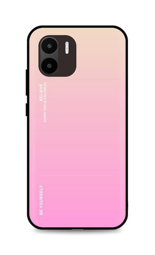 TopQ Kryt LUXURY Xiaomi Redmi A1 pevný duhový meruňkový 86541 - Phone Cover - Main image