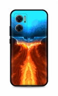 TopQ Kryt Xiaomi Redmi 10 5G Fiery Batman 86482 - Phone Cover