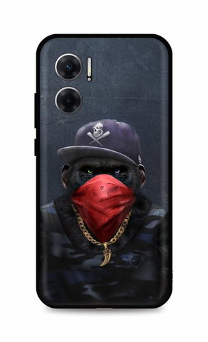 TopQ Kryt Xiaomi Redmi 10 5G Monkey Gangster 86449 - Phone Cover - Main image