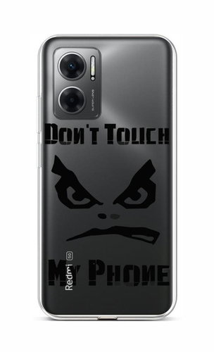 TopQ Kryt Xiaomi Redmi 10 5G Don't Touch průhledný 86434 - Phone Cover - Main image