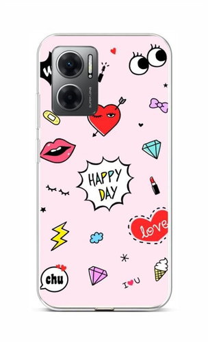 TopQ Kryt Xiaomi Redmi 10 5G Happy Day 86424 - Phone Cover - Main image