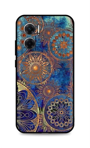 TopQ Kryt Xiaomi Redmi 10 5G 3D Modrý orient 86375 - Phone Cover - Main image