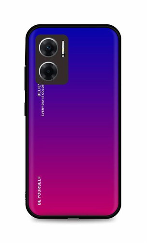 TopQ Kryt LUXURY Xiaomi Redmi 10 5G pevný duhový fialový 86366 - Phone Cover - Main image