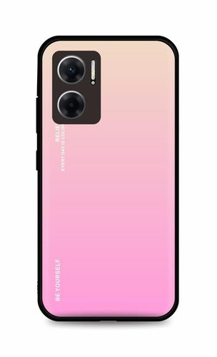 TopQ Kryt LUXURY Xiaomi Redmi 10 5G pevný duhový meruňkový 86365 - Phone Cover - Main image
