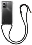 TopQ Kryt Xiaomi Redmi 10 5G s černou šňůrkou průhledný 86354 - Phone Cover