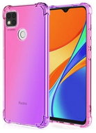 TopQ Kryt Xiaomi Redmi 10A Shock duhový růžovo-fialový 86289 - Phone Cover