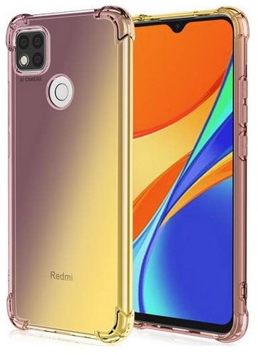 TopQ Kryt Xiaomi Redmi 10A Shock duhový purpurovo-žlutý 86286 - Phone Cover - Main image