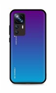 TopQ Kryt LUXURY Xiaomi 12T Pro pevný dúhový purpurový 86237 - Puzdro na mobil