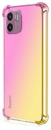 TopQ Kryt Xiaomi Redmi A1 silikon Shock duhový růžovo-žlutý 86220 - Phone Cover
