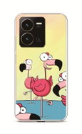 TopQ Kryt Vivo Y35 Cartoon Flamingos 86076 - Phone Case