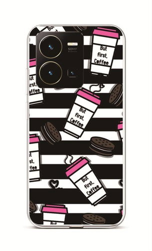 TopQ Kryt Vivo Y35 Kafíčka 86051 Main image TopQ Kryt Vivo Y35 Kafíčka 86051 - Phone Cover - Main image
