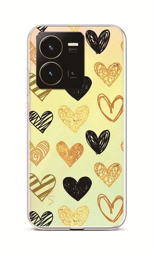 TopQ Kryt Vivo Y35 Srdce 86050 - Phone Cover - Main image