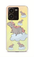 TopQ Kryt Vivo Y35 Grey Unicorns 86031 - Phone Case