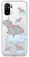 TopQ Kryt Xiaomi Redmi Note 10S Grey Unicorns 85978 - Phone Cover