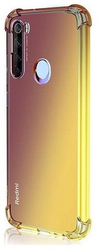 TopQ Kryt Xiaomi Redm Note 8T Shock duhový purpurovo-žlutý 85924 - Phone Cover - Main image