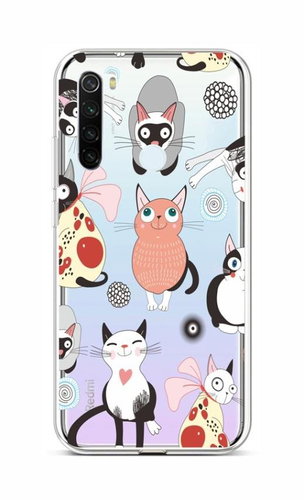 TopQ Kryt Xiaomi Redmi Note 8T Cats 2 85908 - Phone Cover - Main image