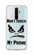 TopQ Kryt Xiaomi Redmi Note 8 Pro Don´t Touch průhledný 85891 - Phone Cover