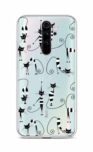 TopQ Kryt Xiaomi Redmi Note 8 Pro Cats 1 85800 - Phone Cover - Main image