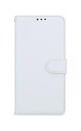 TopQ Pouzdro Vivo Y35 knížkové bílé s přezkou 85328 - Phone Cover