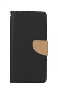 TopQ Pouzdro Vivo Y35 knížkové černo-zlaté 85323 - Phone Cover