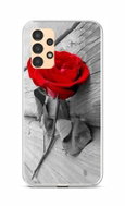 TopQ Kryt Samsung A13 Červená růže 85290 - Phone Cover