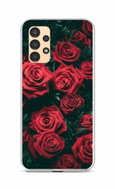 TopQ Kryt Samsung A13 Červené růžičky 85287 - Phone Cover