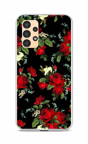 TopQ Kryt Samsung A13 Květy růží 85215 - Phone Case - Main image