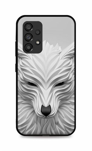 TopQ Kryt LUXURY Samsung A33 5G pevný Bílý vlk 85188 - Phone Cover - Main image