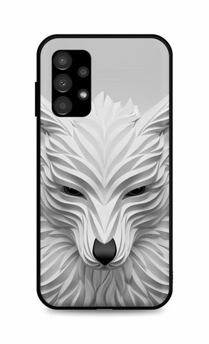 TopQ Kryt LUXURY Samsung A13 pevný Bílý vlk 85147 - Phone Cover - Main image